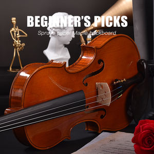 44 luthier professionnel avancé <span class=keywords><strong>violon</strong></span> en épicéa fait à la main <span class=keywords><strong>violon</strong></span> italien brosse à main - Product Image 2