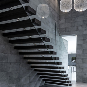 Escalones modernos de madera, escaleras flotantes - Product Image 6