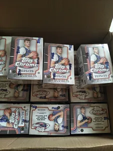 En stock, expédition immédiate : Boîte de rangement chromée 25-26 pour cartes de collection <span class=keywords><strong>NBA</strong></span> de stars de basketball, édition Hobby Value - Product Image 4
