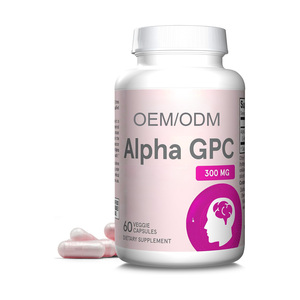 الأكثر مبيعاً المكملات الغذائية الصحية ، كبسولة ألفا جيفثانين L-GPC GPC لصحة الدماغ - Product Image 1