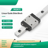Rail de guidage linéaire miniature MGN7C compatible HIWIN, en acier inoxydable 440C, résistant à l'usure, pour imprimantes 3D, vente en gros, Chine