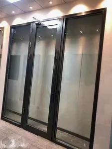 Customized Security Stainless Good Metal Entry Fireproof Door Commercial Exterior Fire Rated Steel Doors