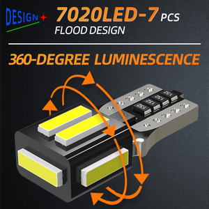 Jiachi T10 LED Canbus W5W LED Bóng Đèn 7020 6000K Trắng Đèn Dome Đọc Sách Giấy Phép Tấm Ánh Sáng Xe Nội Thất Ánh Sáng Tự Động 12V - Product Image 4