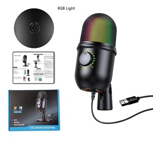 Micrófono de Condensador USB Profesional <span class=keywords><strong>para</strong></span> Estudio de Grabación, <span class=keywords><strong>para</strong></span> Teléfono, <span class=keywords><strong>PC</strong></span>, Skype, Juegos en Línea, Vlogging, V5, <span class=keywords><strong>con</strong></span> Cable y Soporte de Trípode - Product Image 3