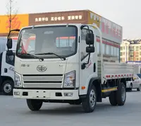Faw 5ton Diesel Motor Lhd Left Hand Drive Light Duty Cargo Truck Met Cargo Platform