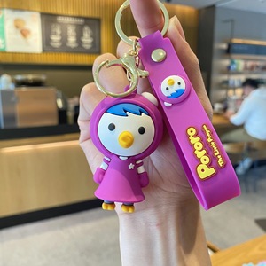 Llavero de PVC con Figura de Dibujos Animados Coreanos, Nuevo y Popular en 2024, Accesorio de Llavero con Diseño de Castor <span class=keywords><strong>Pororo</strong></span>, Lindo Llavero Loopy - Product Image 5