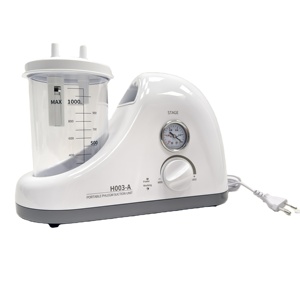 Aspirador Portátil AC/DC con Batería para Servicios de Emergencia y Asistencia, Apto para la Succión de Flemas y Esputo, Clase II - Product Image 1