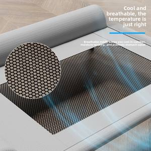 Ganzjahres-Haustierbett Feuchtigkeitsbeständiges Atmungsaktives Rechteckiges Bett Abnehmbares Waschbares Katzen- und Hundecampingbett - Product Image 5