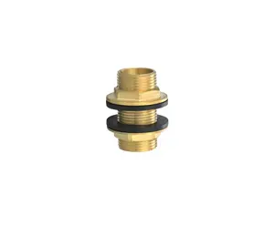 China Hot Sale Heavy Duty Forging NPT Brass Detachable Hexagonal Nut Connector Insert Coupling Fittings For Water Gas Oil System