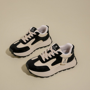 2025 primavera nuove <span class=keywords><strong>scarpe</strong></span> sportive da donna in stile coreano <span class=keywords><strong>con</strong></span> <span class=keywords><strong>tacco</strong></span> <span class=keywords><strong>alto</strong></span> e lacci Sneakers Gump spesse Sole chiusura autunnale 2 f28 - Product Image 6