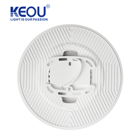 Panneau lumineux led rond ultra fin, installation en surface, luminaire décoratif d'intérieur, 36w