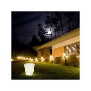 <b>Rechargeable</b> RGBW LED Vase-Shaped Light <b>Lamp</b> 28X28X29cm with Remote Control & IP54 for Garden Lighting SKU-40181 - Product Image 6