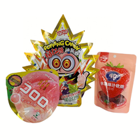 Sac en mylar imprimé personnalisé anti-odeur bonbons découpés à l'emporte-pièce biscuit sachet debout comestible zip-lock réutilisable