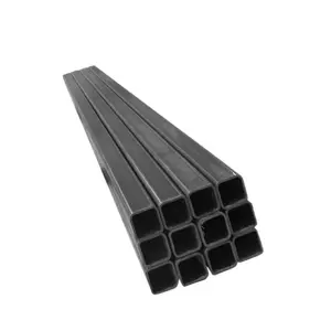 Tuyau D'acier Rectangulaire doux Prix Par Kg / HSS A500 Tube En Acier