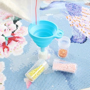 5d diamant peinture sac à outils combinaison Kit 60 bouteille fermeture éclair sac de rangement avec DMC 447 autocollant blanc autocollant pour perles de diamant - Product Image 6