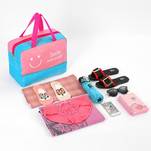 กระเป๋าเดินทางกันน้ำ แยกส่วนเปียกและแห้ง กระเป๋าชายหาดใส่รองเท้า ใช้สำหรับการเดินทาง - Product Image 2