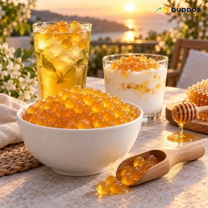 Billes de Boba Éclatantes à la Framboise pour Services Alimentaires, Garniture pour Thé aux Fruits, Yogourt, Desserts de Magasin, Café et Smoothies - Product Image 6