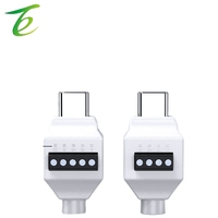 Conector USB sin Soldadura para Reparación de Adaptadores de Carga Rápida para Teléfonos, Mini Conector Tipo-C sin Soldadura, Conector de Cable de Datos USB-C