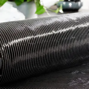 Tissu d'armure bidirectionnel en fibre de carbone sergé haute résistance 3K 240G