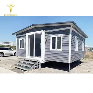 Luxury 3 Bedroom Modular Home And Expandable Hotel Hut On Wooden Flat Pack Modern Mobile Living Light Steel Prefab House