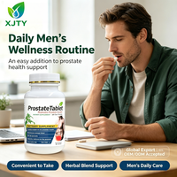 Compléments alimentaires à base de plantes les plus vendus pour la santé de la prostate des hommes adultes, capsules avec formule naturelle équilibrant le pH