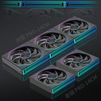 LOVINGCOOL 2026 Nouveau ventilateur de boîtier PC RGB 120 mm super silencieux ARGB avec accessoire en plastique coloré pour processeur, boîtier PC