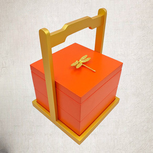 Caja de regalo de madera rectangular de 9 mm de grosor hecha a mano para envasado de alimentos, origen Shenzhen MH-1368 - Product Image 2