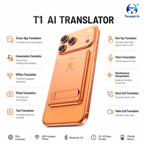 Carte de traduction IA T1, 146 langues, traduction vocale et vidéo transversale entre applications, traduction hors ligne de <span class=keywords><strong>photos</strong></span> et de textes pour les voyages d'affaires - Product Image 2