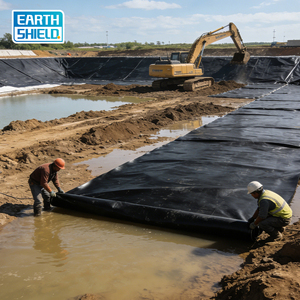 Geomembrana EarthShield LLDPE, Revestimiento Secundario para Contención de Petróleo y Gas, Resistente a Químicos, Revestimiento para Estanques, Anti-UV, Revestimiento para Piscifactorías y Presas - Product Image 2