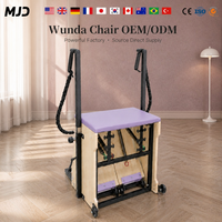 Chaise Wunda Pilates Direct Usine, Chaise d'Équilibre Professionnelle pour Studio, Équipement de Yoga et Fitness avec Cuir Couleur Personnalisée OEM/ODM