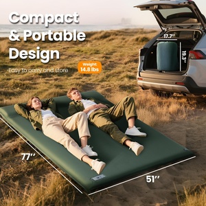 Nệm mút hoạt tính tự bơm hơi di động 2 người, dày 3.15 inch, kèm bơm điện, kiểu dáng hiện đại, dùng cho cắm trại - Product Image 4