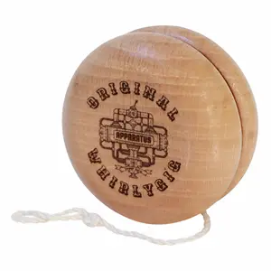 Классическая деревянная игрушка Йо-шар на заказ, недорогие игрушки, деревянный рекламный подарок для детей