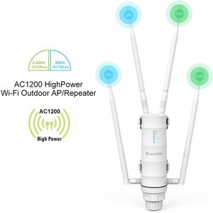 Wavlink-<span class=keywords><strong>AMPLIFICADOR</strong></span> <span class=keywords><strong>DE</strong></span> COBERTURA <span class=keywords><strong>Wifi</strong></span> resistente al agua para exteriores, repetidor extensor <span class=keywords><strong>de</strong></span> <span class=keywords><strong>señal</strong></span> <span class=keywords><strong>Wifi</strong></span> PoE AC1200 - Product Image 6