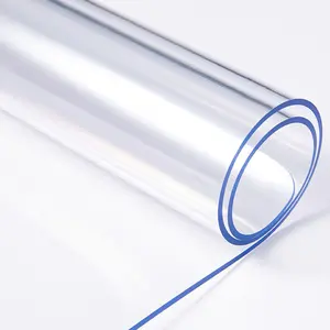 Tiptop matières premières plastique souple 0.04mm d'épaisseur film pvc transparent normal pour la protection et l'emballage