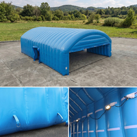 Abri gonflable de qualité commerciale pour véhicules, tente de carport pour stationnement et stockage en extérieur