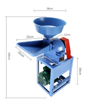 Machine à Moudre et Broyer Commerciale Électrique pour Céréales, Piment, Poivre Noir, Riz, Blé, Maïs
