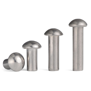 Đinh Tán Đầu Nấm A4 ANSI AISI 304 316 316L A2 Bằng Thép Không Gỉ Đế Quốc Hệ Mét DIN674 - Product Image 2