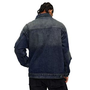 Veste Courte en Jean Bleu Décontractée pour Homme – Effet Délavé Vintage – Veste en Jean 100% Coton de Haute Qualité pour Homme - Product Image 5