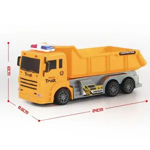 RC mühendislik kamyon çocuklar için 4CH simülasyon plastik uzaktan kumanda damperli kamyonlar
