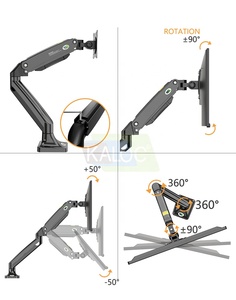 Nhà Máy Kaloc Ds110 Khí Duy Nhất Mùa Xuân Nhiệm Vụ Nặng Nề Có Thể Điều Chỉnh Màn Hình Máy Tính Đứng Cho Bàn Có Thể Điều Chỉnh Núi Hỗ Trợ Màn Hình Cánh Tay - Product Image 4