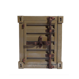 Produit d'armoire conteneur en fer <span class=keywords><strong>industriel</strong></span> <span class=keywords><strong>Vintage</strong></span> Iron <span class=keywords><strong>Metal</strong></span> Cargo Small Side Table Corner Storage Cabinets DIY decor locker - Product Image 4