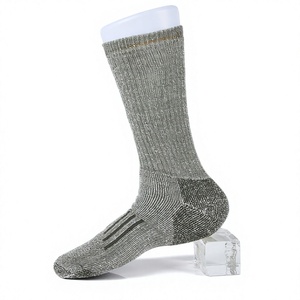 Calcetines de esquí térmicos de invierno para hombre y mujer, de algodón grueso y acolchado, ecológicos, con lazo, para senderismo, camping y jóvenes. - Product Image 1
