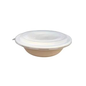 Meilleures ventes SGP bols à salade en papier kraft jetables biodégradables personnalisables avec couvercle gaufré, vente en gros sans taxe pour usage alimentaire - Product Image 1