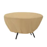 Cubierta redonda de alta calidad para mesa de Patio, cubierta de muebles de jardín al aire libre, impermeable, protección anti-UV, conjunto de muebles, 2022