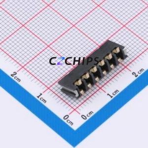 GT-BTP30006-0680B-017A Blade/Spring Contact Battery Connector SMD,P=3mm Connector Spring Contact Type 3mm 6P Horizontal Mount - Product Image 2