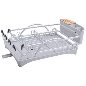 Estante para <span class=keywords><strong>platos</strong></span> individual, soporte para drenaje, <span class=keywords><strong>escurridor</strong></span> <span class=keywords><strong>de</strong></span> secado, soporte <span class=keywords><strong>de</strong></span> aluminio, organizador para almacenamiento <span class=keywords><strong>de</strong></span> cocina - Product Image 4