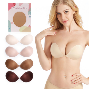 Wasserdichte klebrige Brust pflaster Frauen Plus <span class=keywords><strong>Size</strong></span> Unsichtbarer träger loser Silikon Selbst klebender BH - Product Image 1