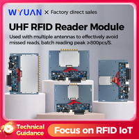 Módulo Lector RFID UHF WYUAN, Kit de Desarrollo con Puerto de Antena 1/4/8/16, Herramienta de Lectura de Etiquetas Múltiples de Largo Alcance, Gestión de Gabinetes, SDK Gratuito