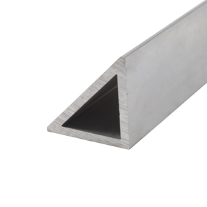 Profilé en alliage d'aluminium triangulaire Mesier 9160 76.2*76.2*6.35mm, fabrication chinoise, autres tempérages, découpe, application pour portes et fenêtres - Product Image 1