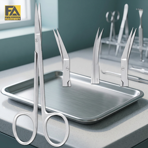Ciseaux Iris Angulaires Gauches Manuels, Instrument Chirurgical Certifié CE Classe I, Utilisation en Chirurgie Générale, Qualité Supérieure - Product Image 3
